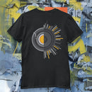 Camiseta Masculina GuGi Disco de Vinil Alto-falantes Música Retro Rock Anos 70 CM01