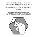 Espelho decorativo redondo de acrílico, ideal para sala de estar, quarto, cozinha, banheiro, hall, escritório, design moderno