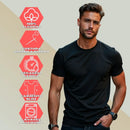 Camiseta Masculina GuGi Disco de Vinil Alto-falantes Música Retro Rock Anos 70 CM01