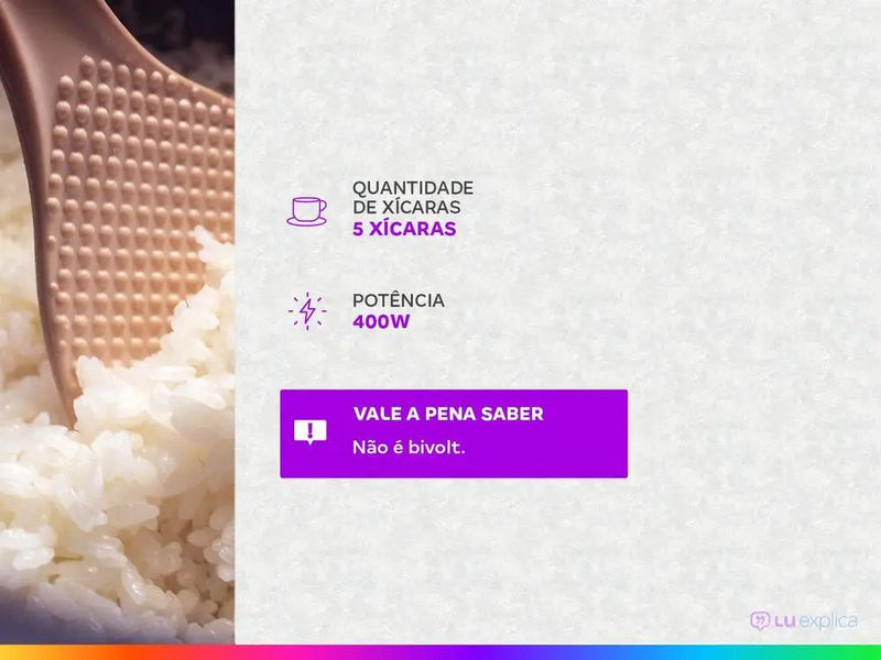 Panela Elétrica de Arroz, Mondial - Bianca Rice 5