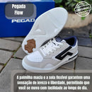 Tênis Masculino Casual, Flow em Couro Legítimo